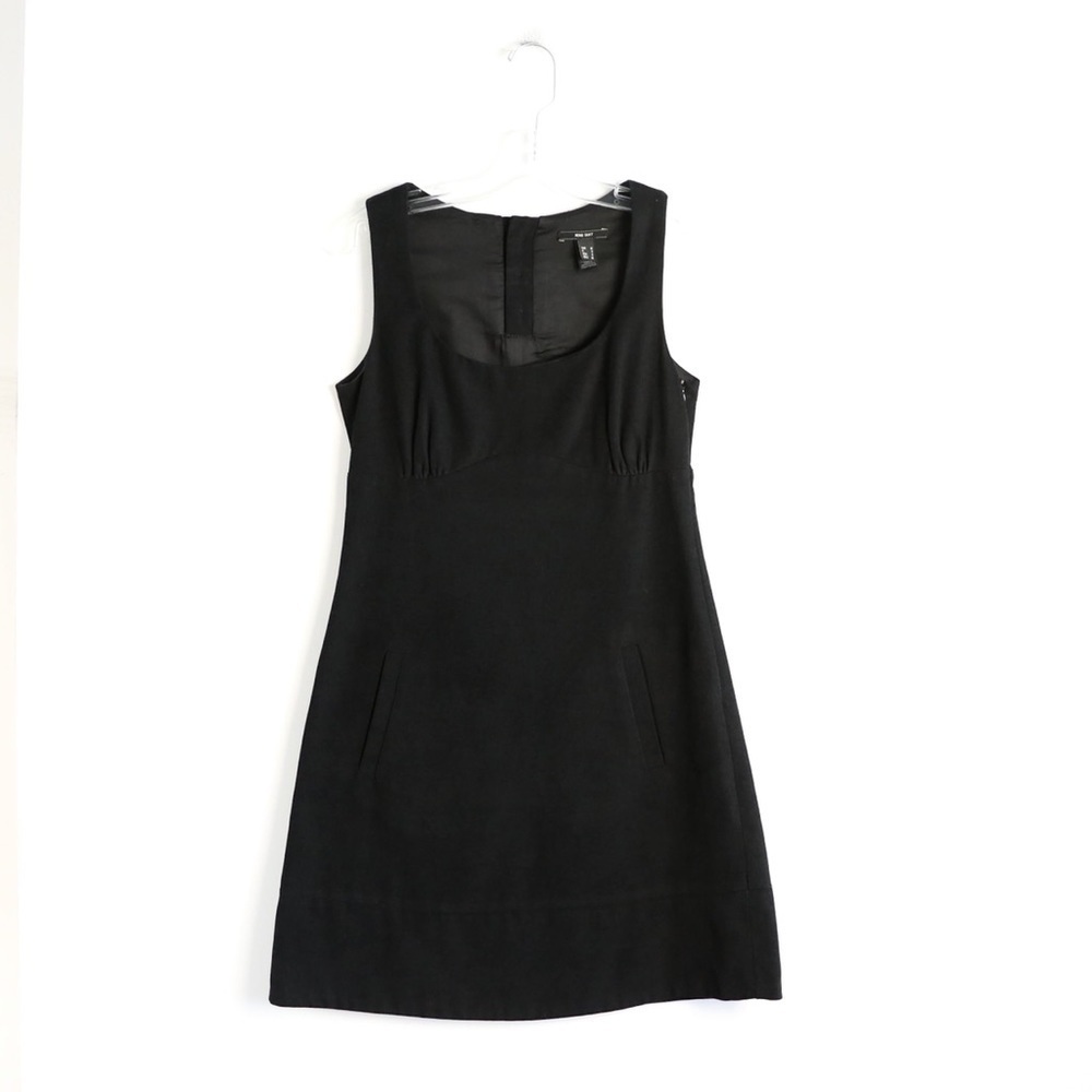 Mango Suit structured sleeveless little black dress 6 Medium lbd work career